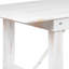 Ensemble de table de ferme pliable et deux bancs 8 pi x 40 po Dejon-873113446-873113447