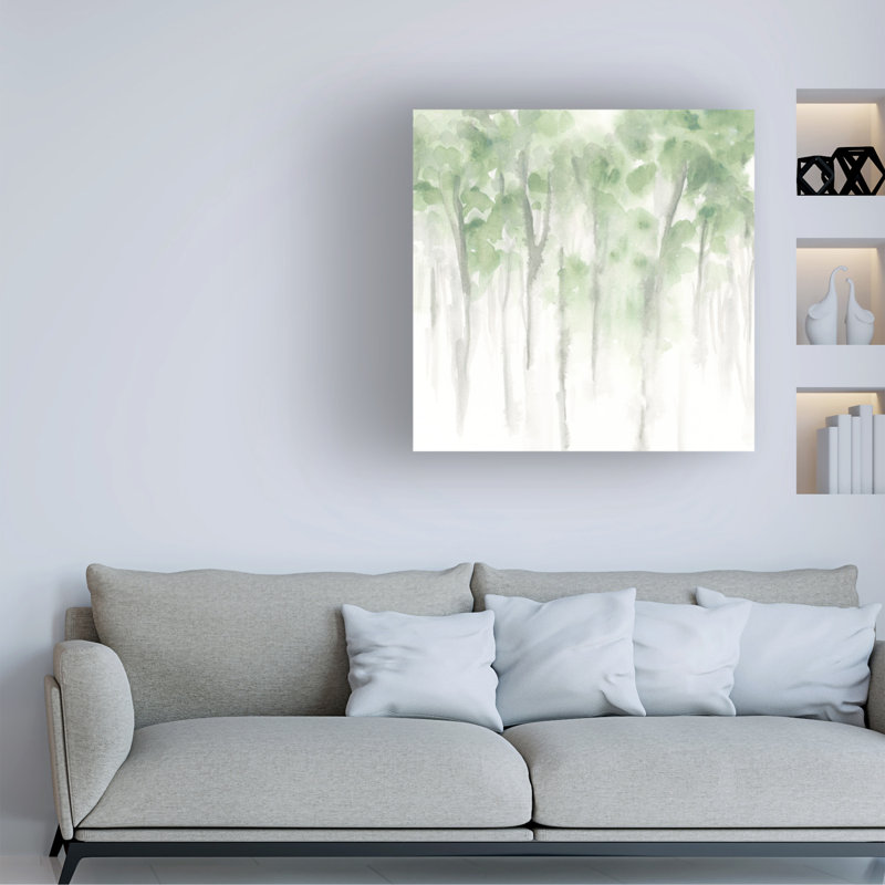 «Misty Grove I» sur toile, H 18 po x l 18 po
