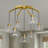 7-light Gold Chandelier Linear Sputnik Chandelier Modern Chandelier For Dining Room And Entryway Bedroom