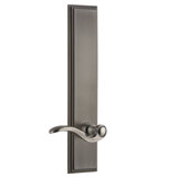 Grandeur Carré Tall Plate Privacy with Bellagio Lever