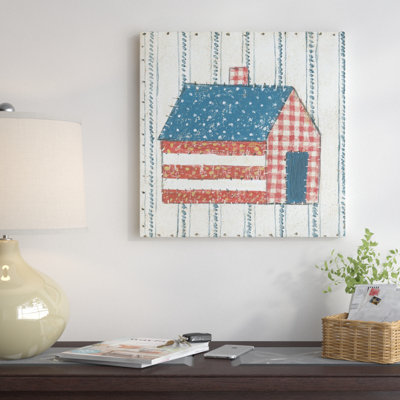 " Americana Quilt III " by David Carter Brown Graphic Art Print
