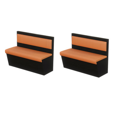 Banc rembourré en similicuir Modern