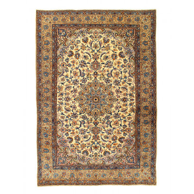 Fine Hand Knotted Persian Vintage Kashan 7'1'' X 10'3''