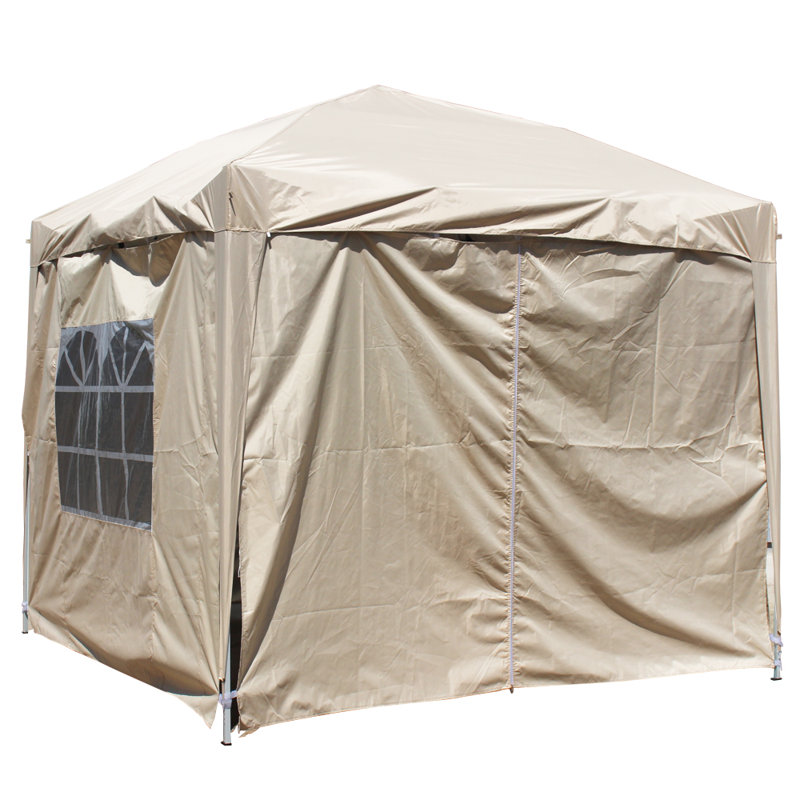 Isere 2.5m x 2.5m Metal Pop-Up Gazebo, Beige