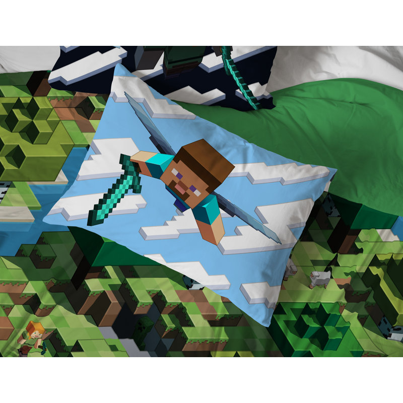 Minecraft Daytime 7 Piece Bed Set
