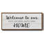 Welcome to Our Home - Toile encadrée-110632574