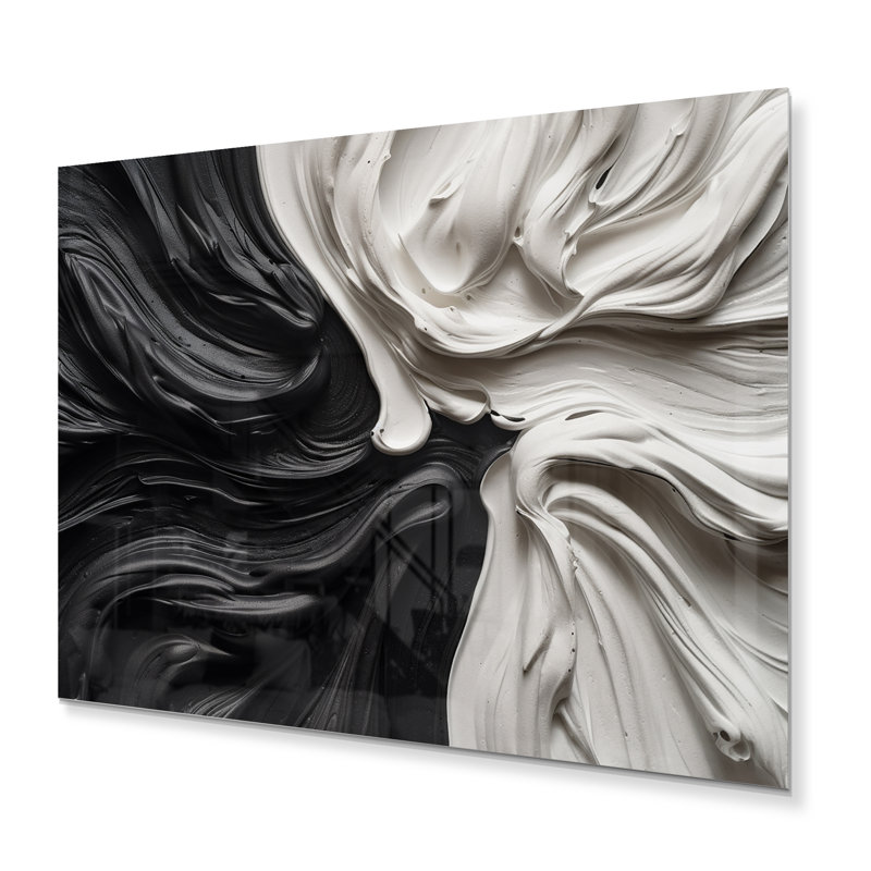Décoration murale moderne en métal Draiden, H 12 po x l 20 po