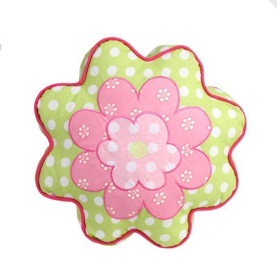  Flower Shaped Cotton Decorative Throw Pillow
