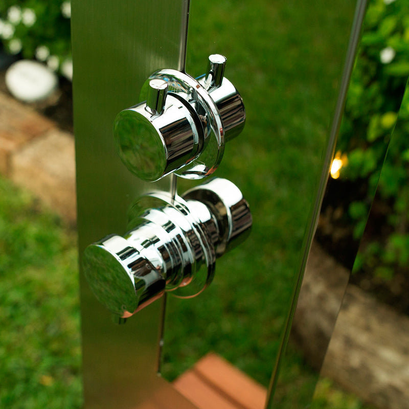 Temperature Controlled 304 Stainless Steel Outdoor Shower and Footwash Spout