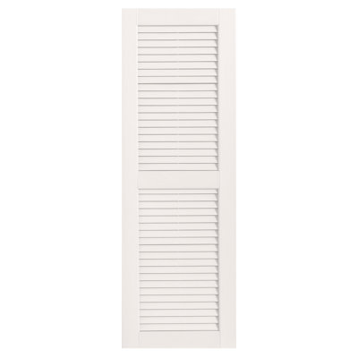 Straight Top Open Louvre Shutters Pair