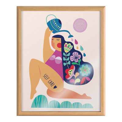 Art mural Mid Century Modern Self Care par Rachel Lee