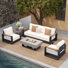 5 - Person Outdoor Conversation Set With Fire Pit Table