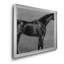 Équitation à carreaux I - reproduction d'art sur toile-570367221-570367176
