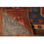 Tapis oriental géométrique rouge pré-1900 Kazak