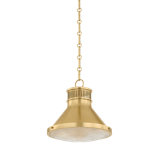 Highclere Pendant in Aged Brass by Mark D. Sikes