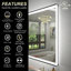 Miroir de salle de bain / meuble-lavabo Aevar-953807131