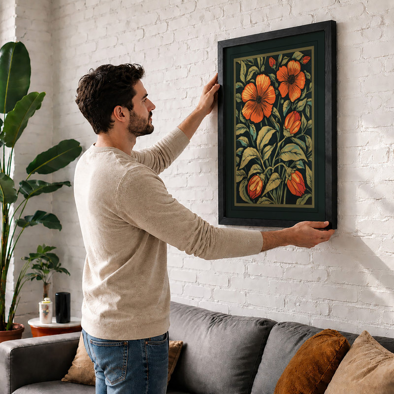 Bloom and Bud Botanical - Framed Print, A1 - 84.1 x 59.4 cm, Unframed
