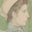 Portrait Of Sister Nelly Print by Therese Schwartze