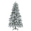 Arbre de Noël pré-éclairé enneigé-1862917081