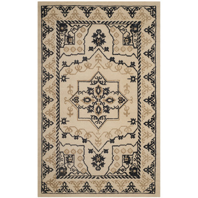 Restoration Vintage Hand Tufted Wool Oriental Rug