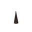 Extra Lg Christmas Tree w/Wavy Pattern Dark Walnut H 6.9" & Dia 5.6"