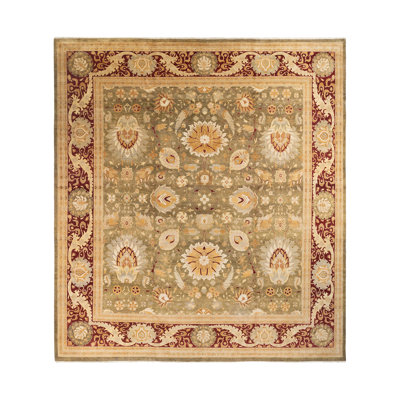 Classic One-of-a-Kind 12' 2" x 13' 7" Hand Knotted Area Rug
