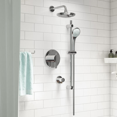 Europlus® Dual Function Complete Shower System with Rough-in Valve