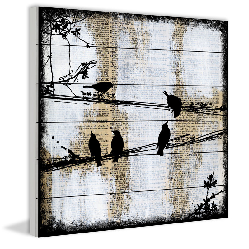 « word keepers » par vicki butler, reproduction d’art sur bois blanc, H 32 po x l 32 po x P 1,5 po