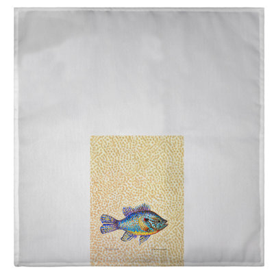 Serviette à thé citrouille et poisson