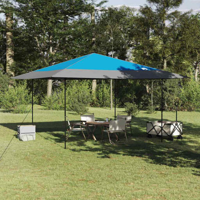 vidaXL Canopy Tent Manual Fabric Pop-up Event Portable Shelter Modern Sun