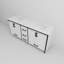 Meuble-lavabo double avec comptoir en quartz