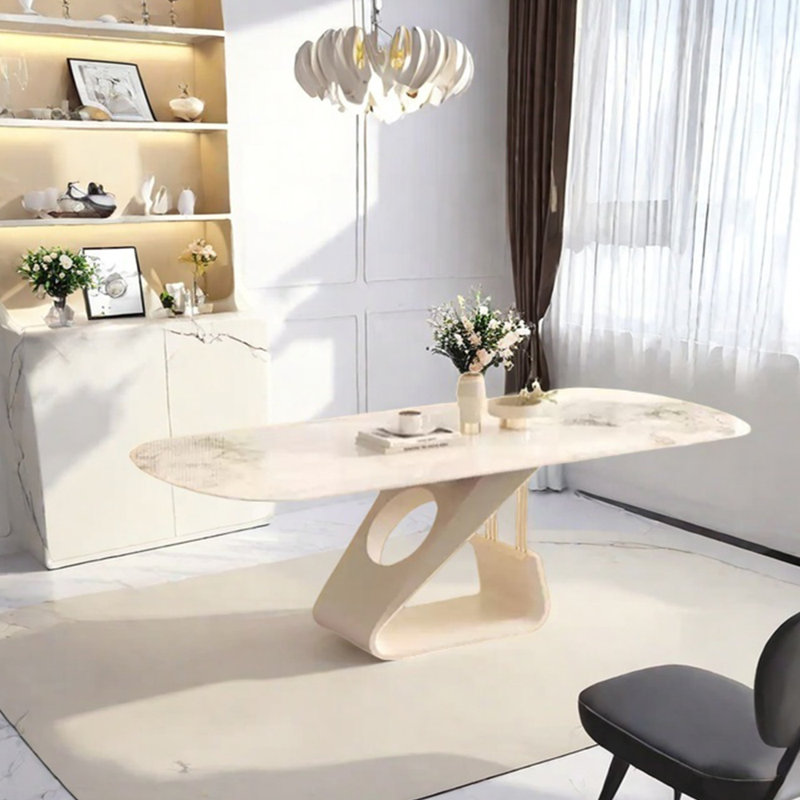 Table de salle à manger Light Luxury, H 29,53 po x L 70,87 po x l 35,43 po