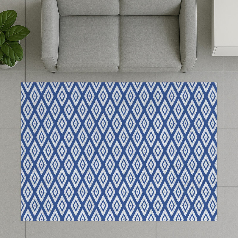 Geometric Area Rug, Rectangle 140 x 200 cm