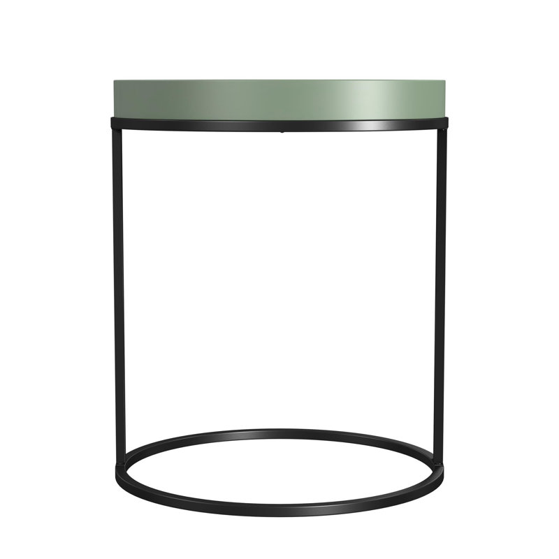 Arnay Frame End Table, Sage Green