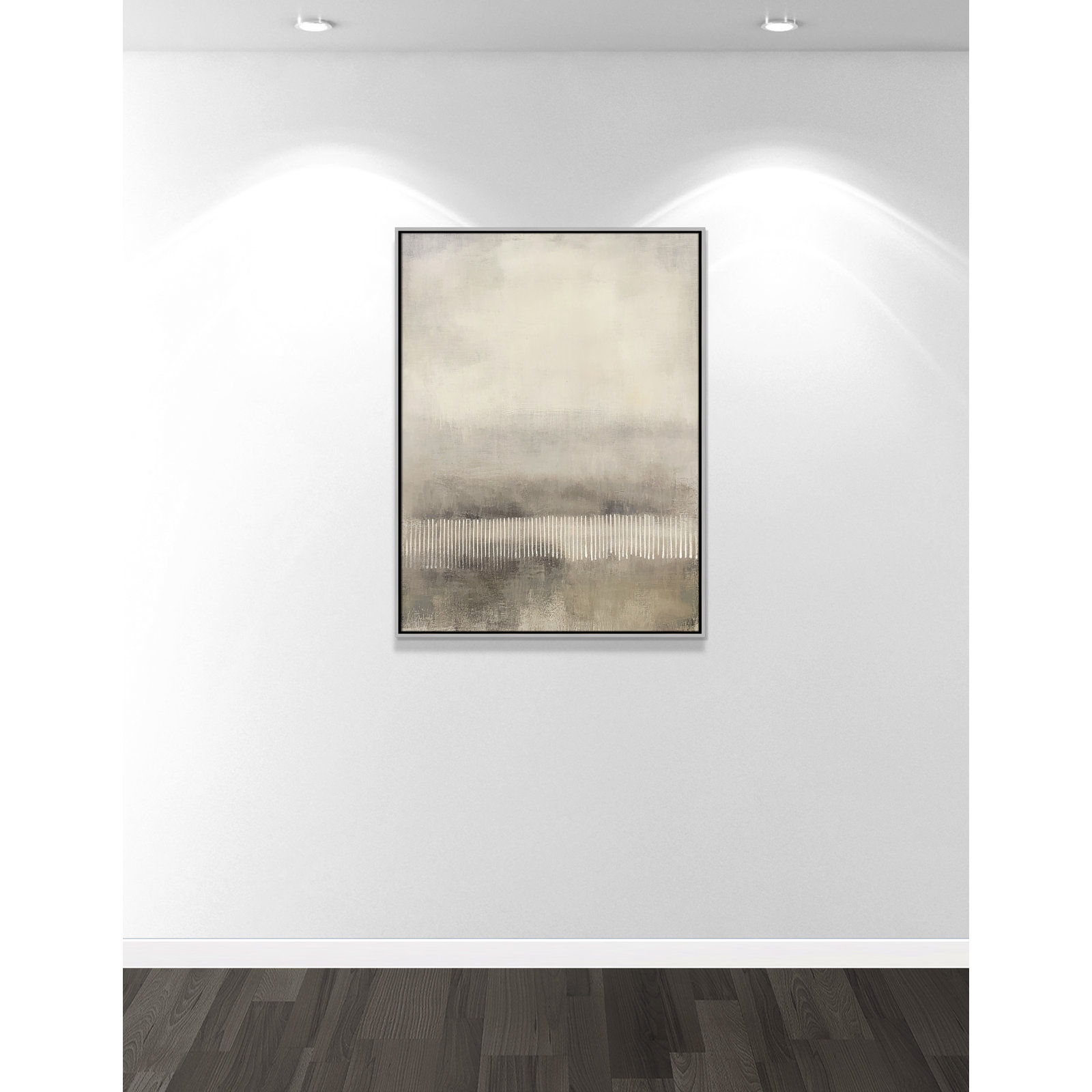 Balanced Silence I Print by Irena Orlov, 41.5" H x 31.5" W, Silver Floater