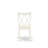 3 Piece Dining Set Contains a Rectangle Dining Room Table with Butterfly Leaf and 2 Linen Fabric Kitchen Chairs, Linen White-706672037-706672038