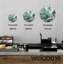 Horloge murale en forme de feuille de bananier tropical-1009830656-1009830662