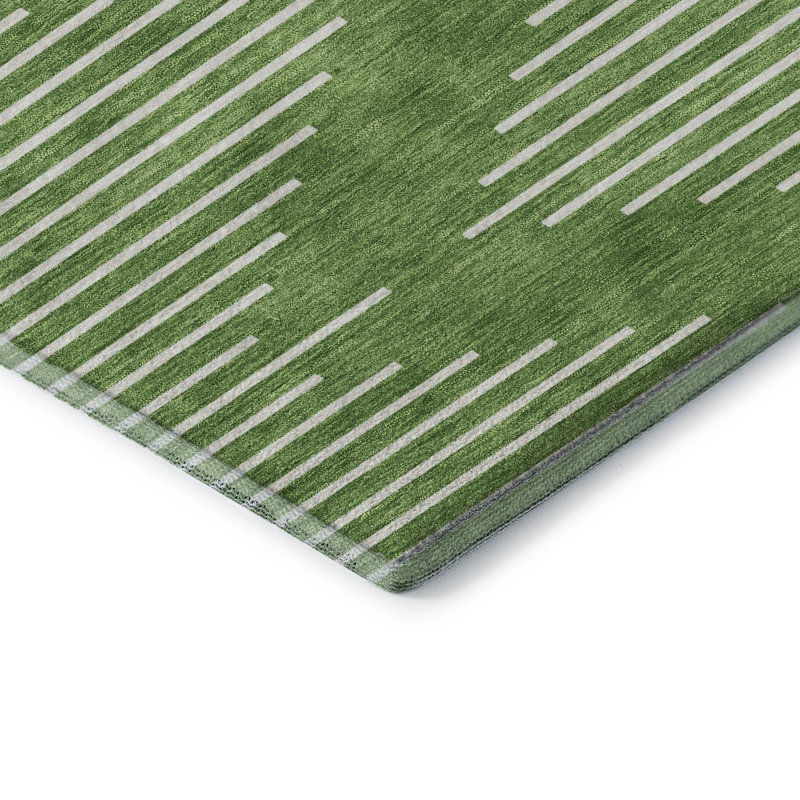 Premium Machine Washable Colmenero AMF1016 Geometric Rug, Round 8'