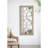 28"X59" Rectangular Mirror, Distressed White Decorative Frame, Vertical Or Horizontal Hanging, Panel Mirror With Ornamental Vertical/Horizontal Mount,