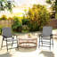 Wicker/Rattan Side Chair Folding Chair Set