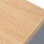 Îlot de cuisine roulant avec table allongée, îlot de cuisine sur roulettes avec lumières DEL, prises de courant et 2 portes en verre cannelé, îlot de cuisine avec compartiment de rangement et 3 tablettes ouvertes latérales, gris-990835257