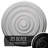 Endurathane Carton Smooth Ceiling Medallion, 29 1/8"OD x 1 1/2"P (Fits Canopies up to 9 1/8"), Hand-Painted Jet Black Finish-28577459