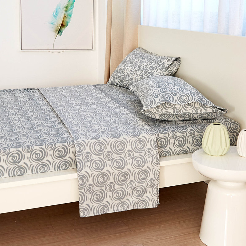 Ensemble de draps en microfibre Vilano Choice, Grand, Gris