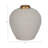 8" Riad Small White Ceramic Vase