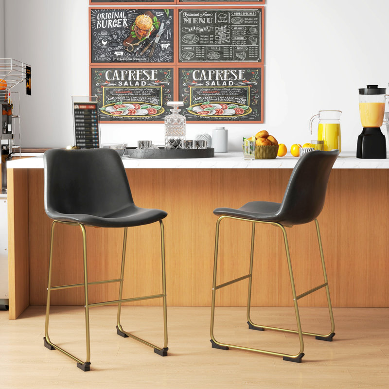 Tabouret de bar 28,7 po Audran, Gris