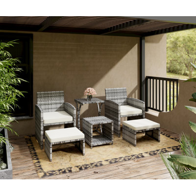 2 - Person Patio Conversation Sets with Cushions