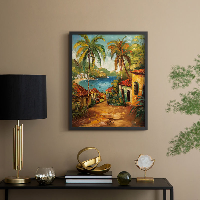 Série LANDSCAPES CDVI - reproduction encadrée de qualité supérieure - prête à être accrochée - aucun clou requis
