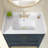 36" Solid Surface Backsplash In White