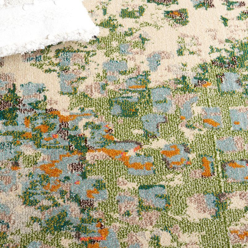Monaco Performance Abstract Rug, Rectangle 6'7" x 9'2"