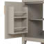 [Vidéo] Meuble-lavabo de 76 cm avec lavabo en céramique, pieds en bois massif, portes doubles à fermeture amortie et tiroir basculant, tablette intérieure réglable, rangements intégrés aux portes